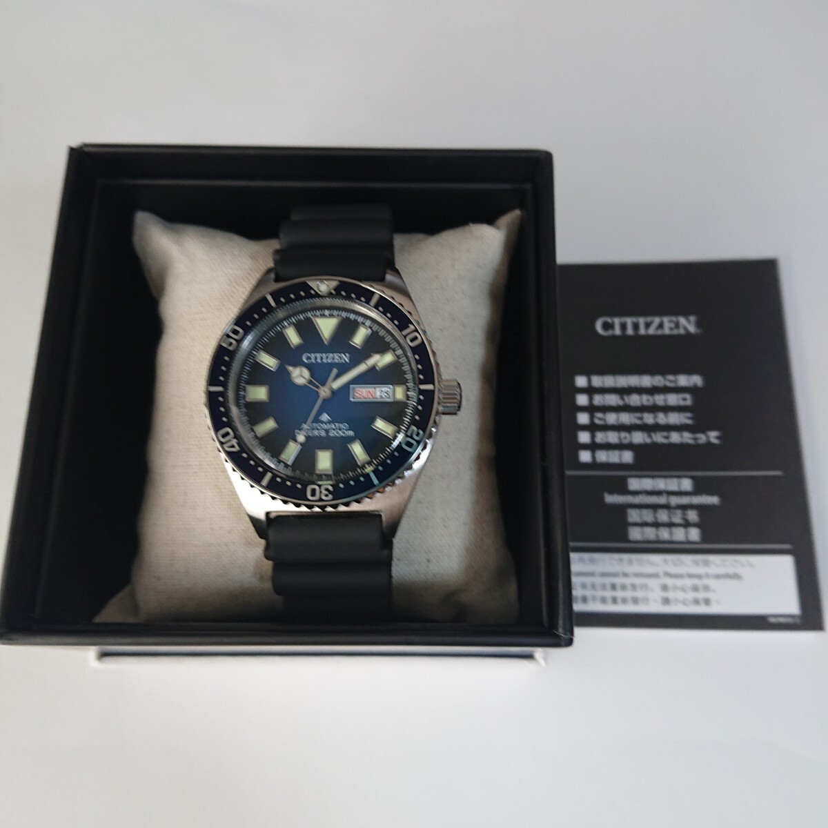 overseas model Citizen Promaster NY0129 07L PROMASTER MARINE Diver 200m Automati