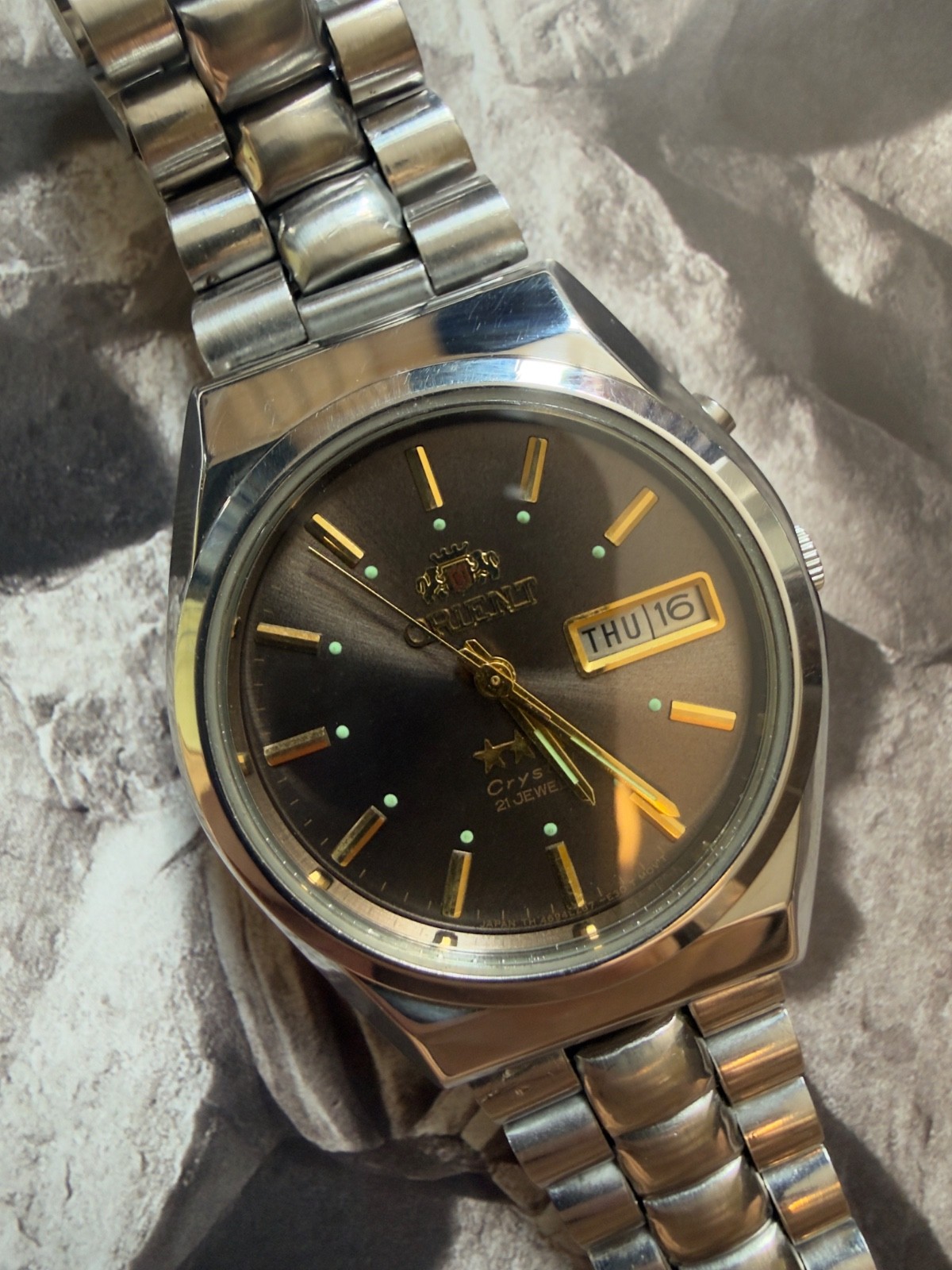 Orient Three Star 469WA1-71 CA | Rare Brown Sunburst Dial | Automatic | 1980