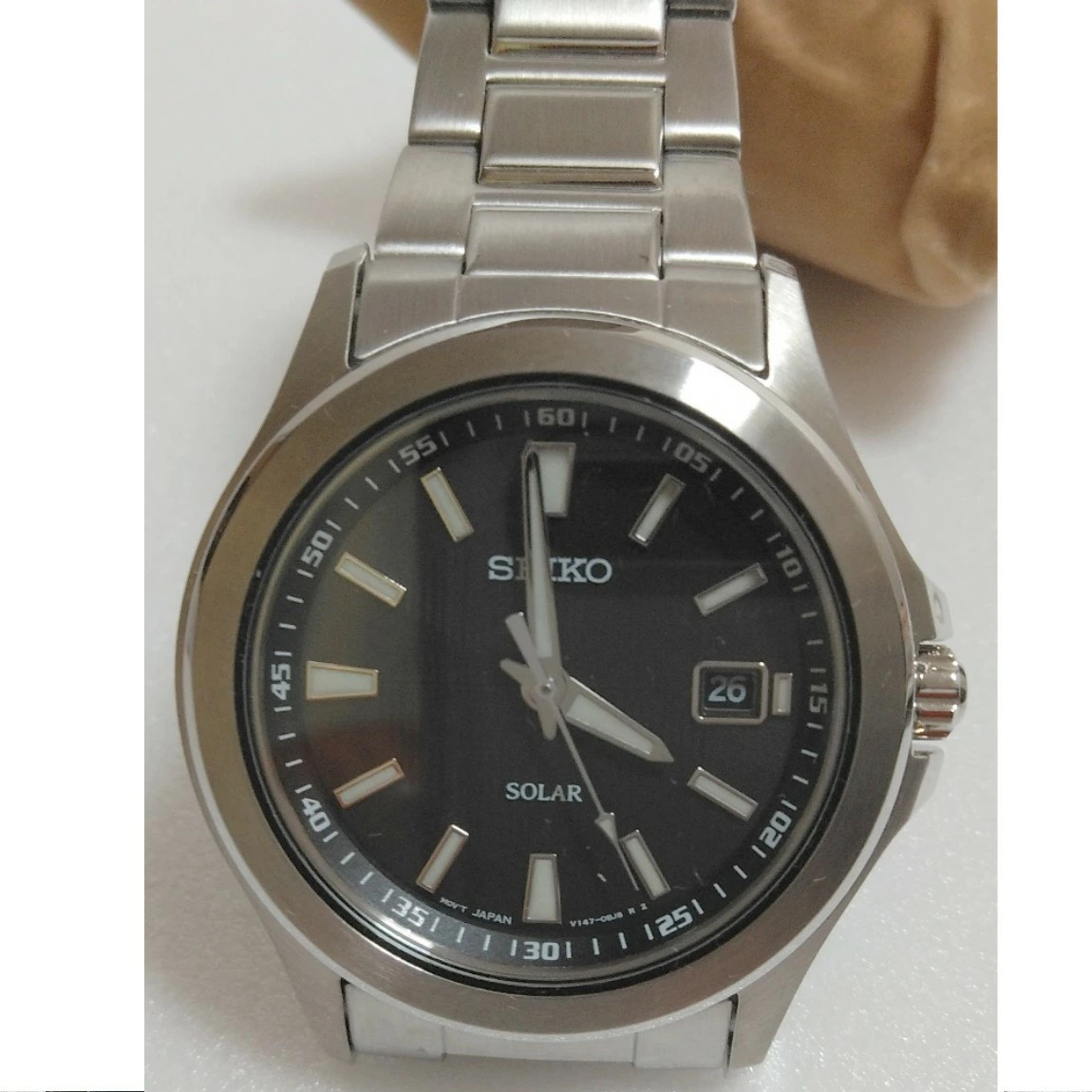 Used brand new unused Seiko men s solar wristwatch 2N0085 with 1 month warranty