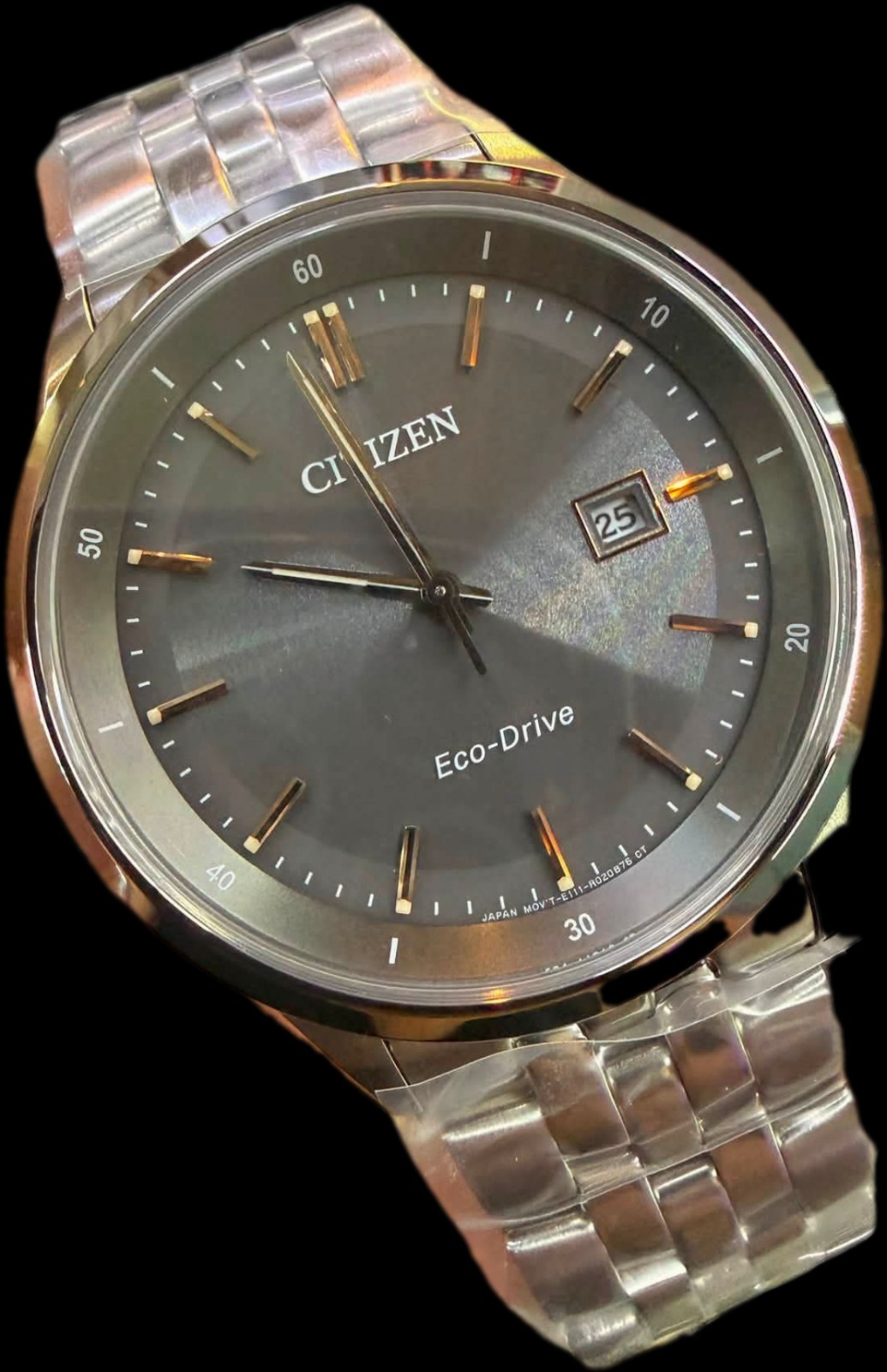 Citizen Eco-drive Men’s Bm7251-53h Sapphire Collection E111 Grey Dial 41mm Watch