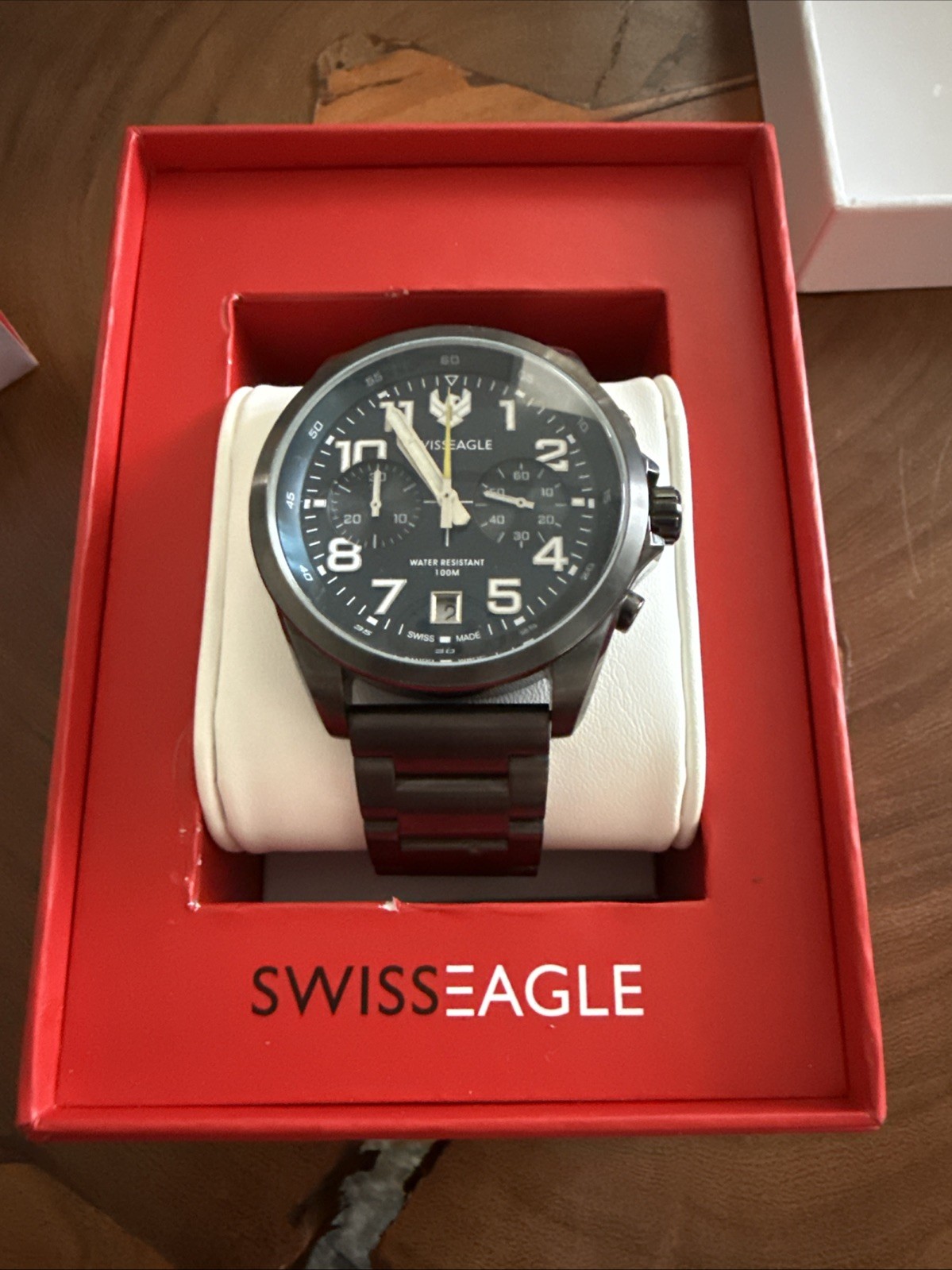 Swiss Eagle Stainless Steel Quartz Sapphire Coated SE-9179-22 ALTITUDE