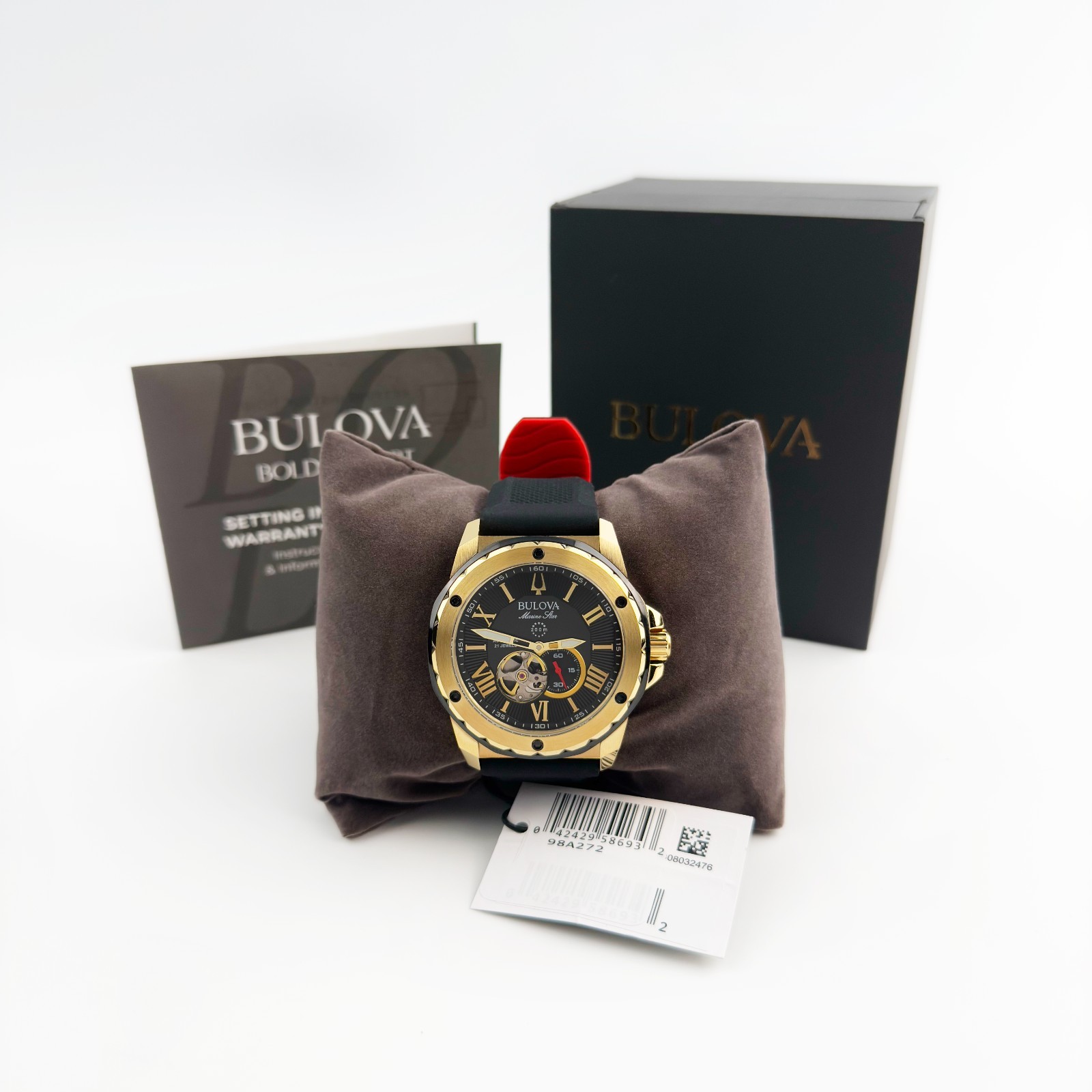 Bulova Marine Star Series A Classic Automatic Sports Men’s Watch 45 mm 98A272