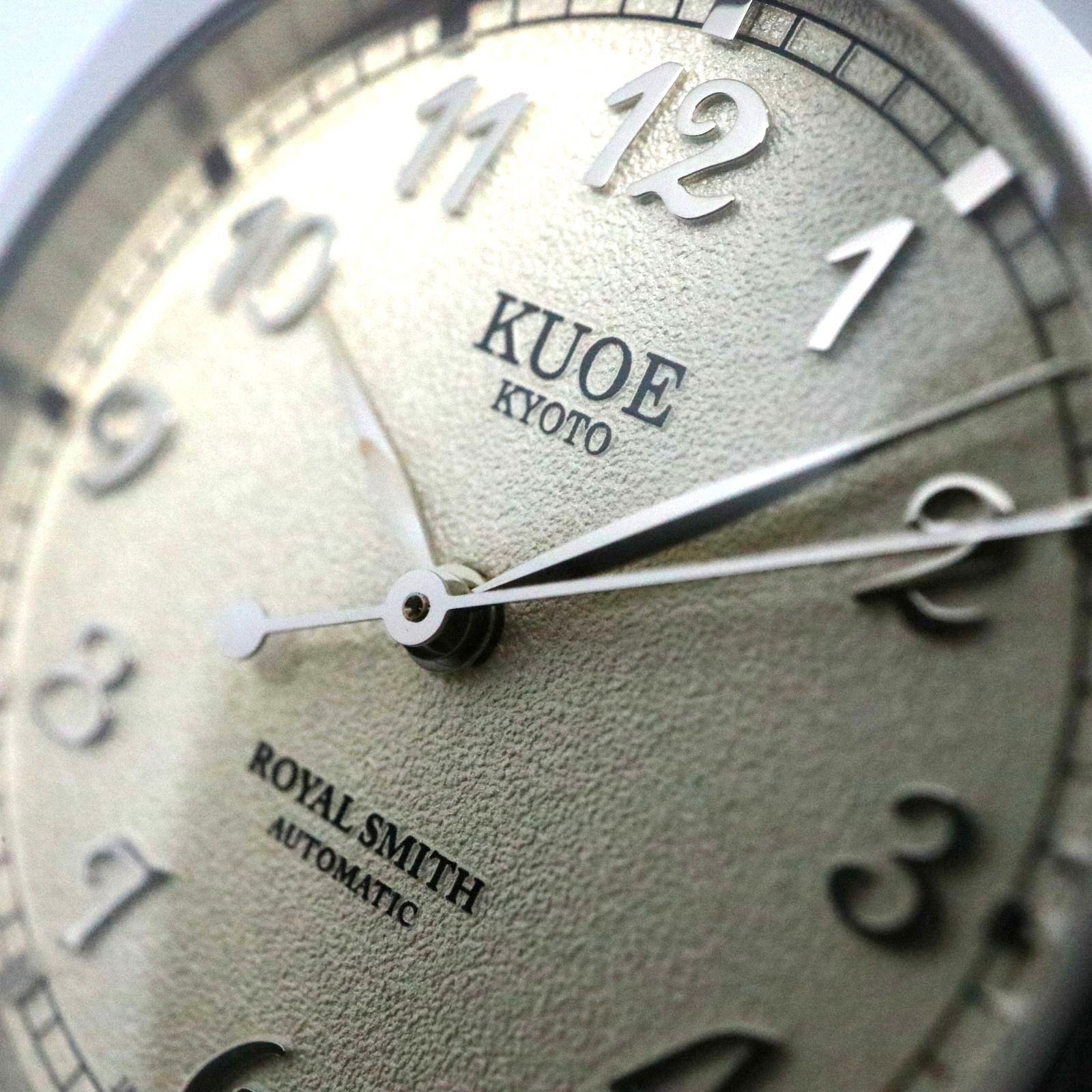 KUOE Kyoto Royal Smith 90-008 Silver/Silver Automatic Unisex Watch w/Acc. JAPAN