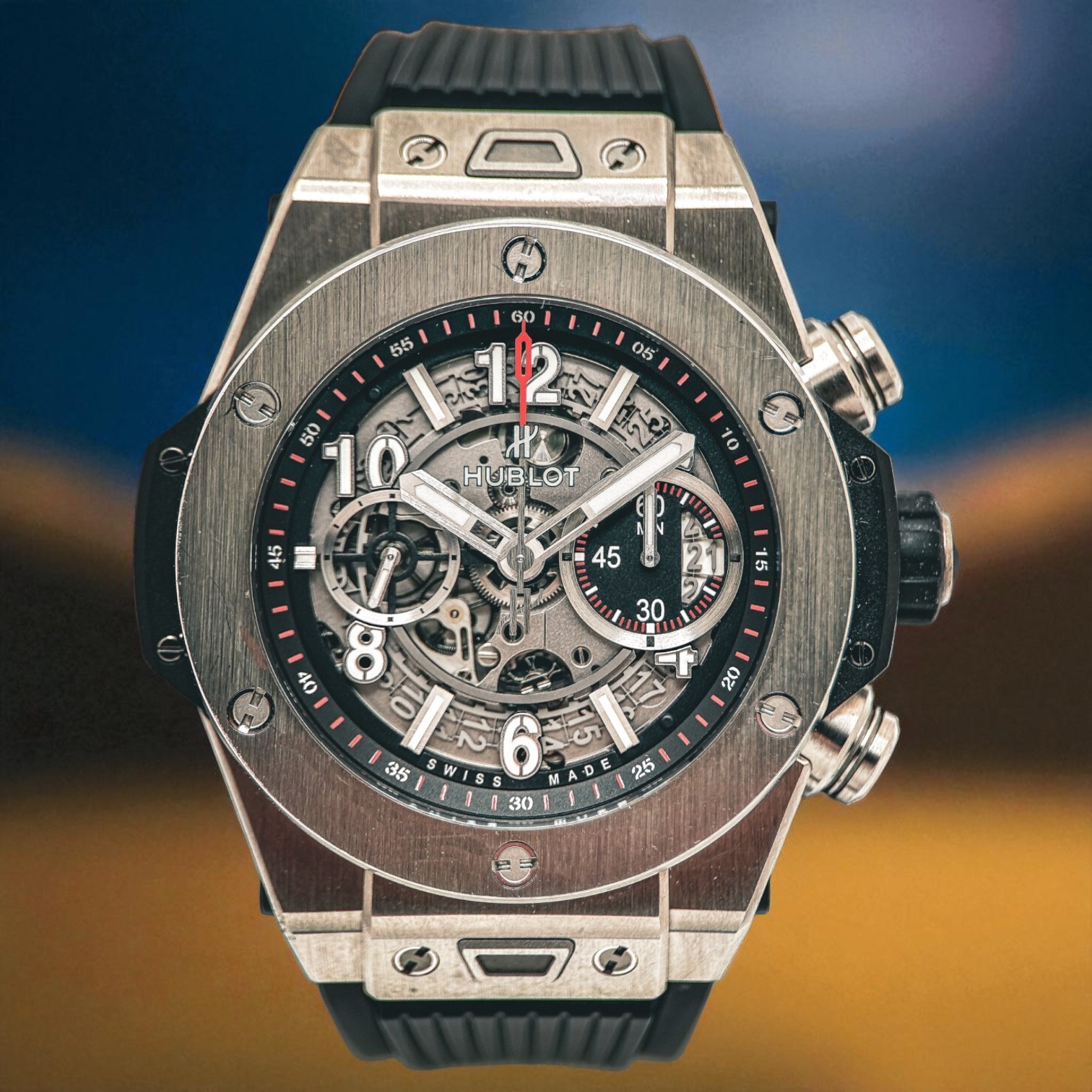Hublot Big Bang Unico Men’s Watch – 411.NX.1170.RX, N Mint, Full set, MSRP: $23K
