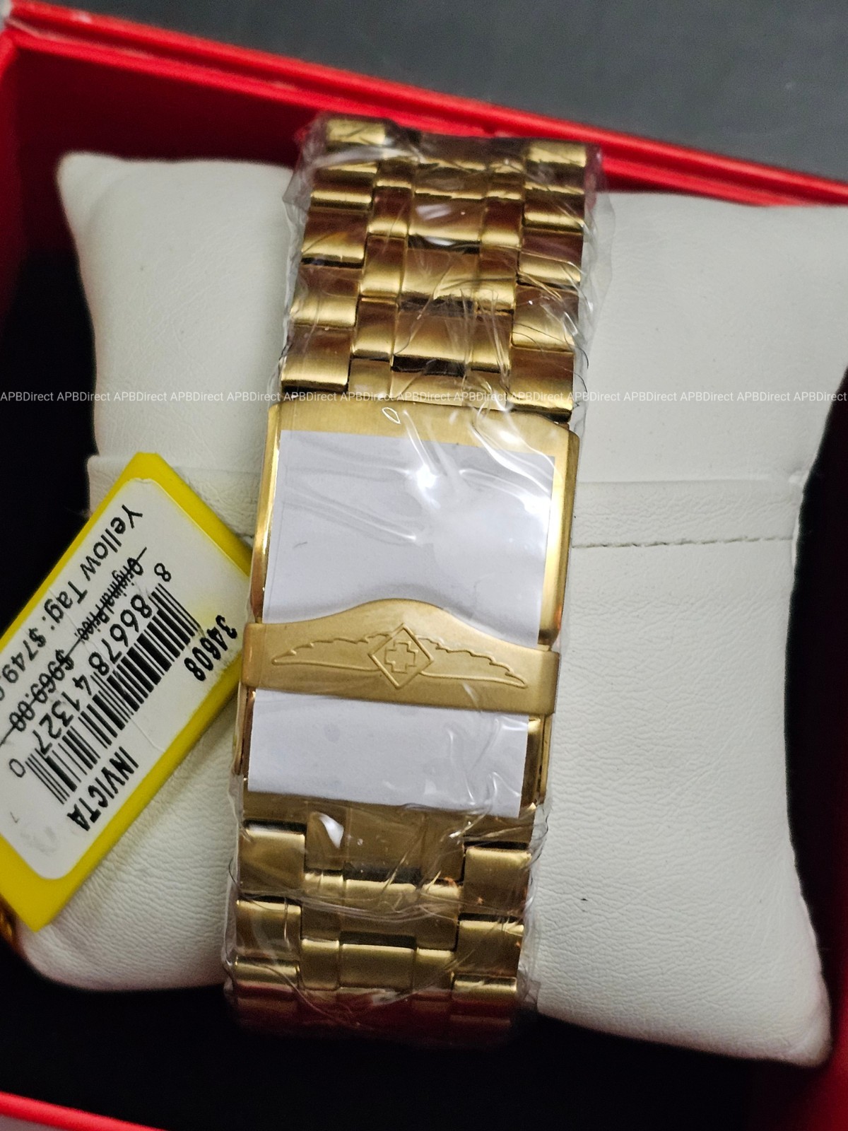 Invicta – Reserve CHAOS Gold LABEL – Swiss Z60 Chrono Gold Plated SS Mens Watch