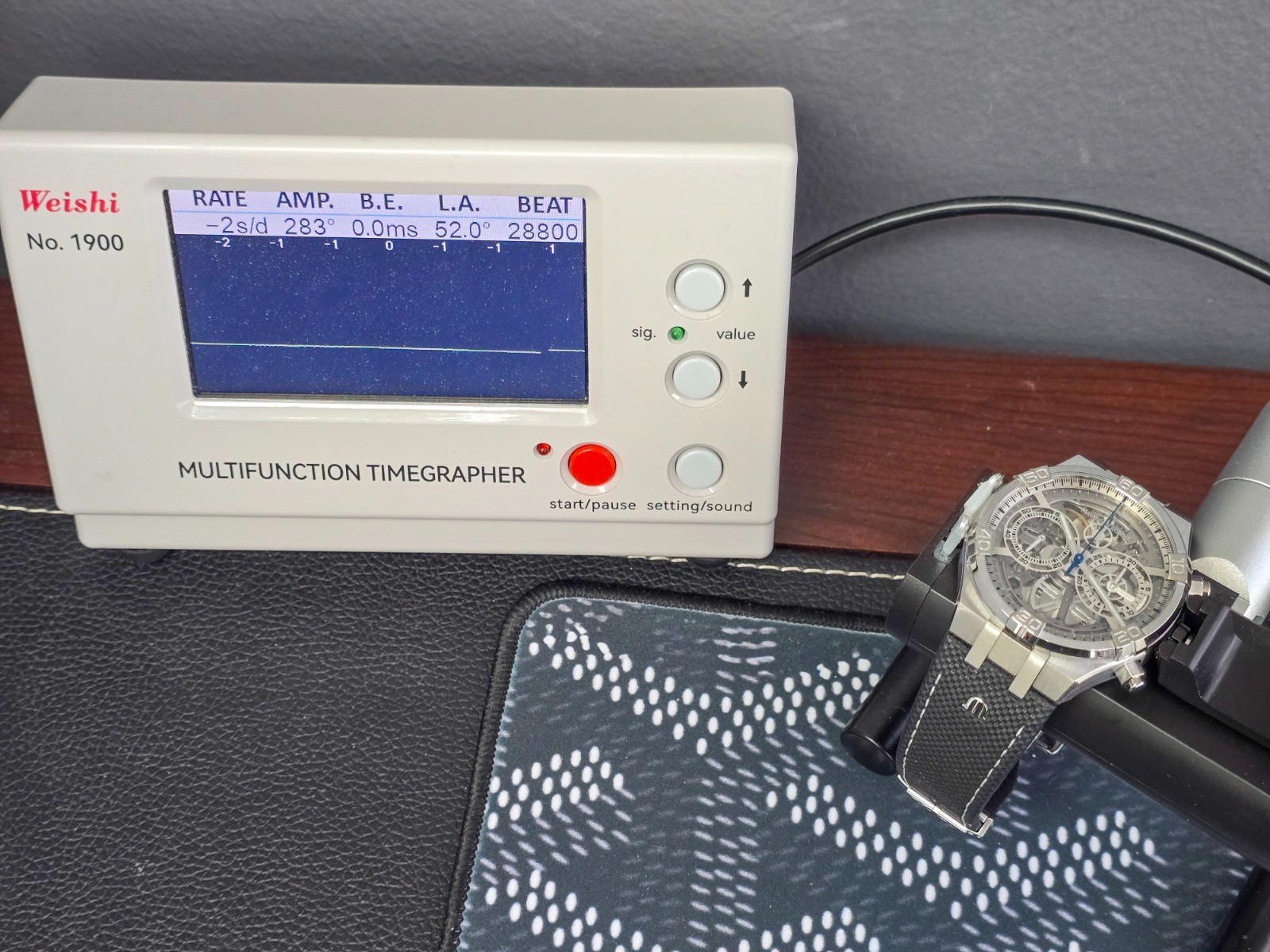 Maurice Lacroix Aikon Chronograph Skeleton 44mm – AI6098 – Complete set undated
