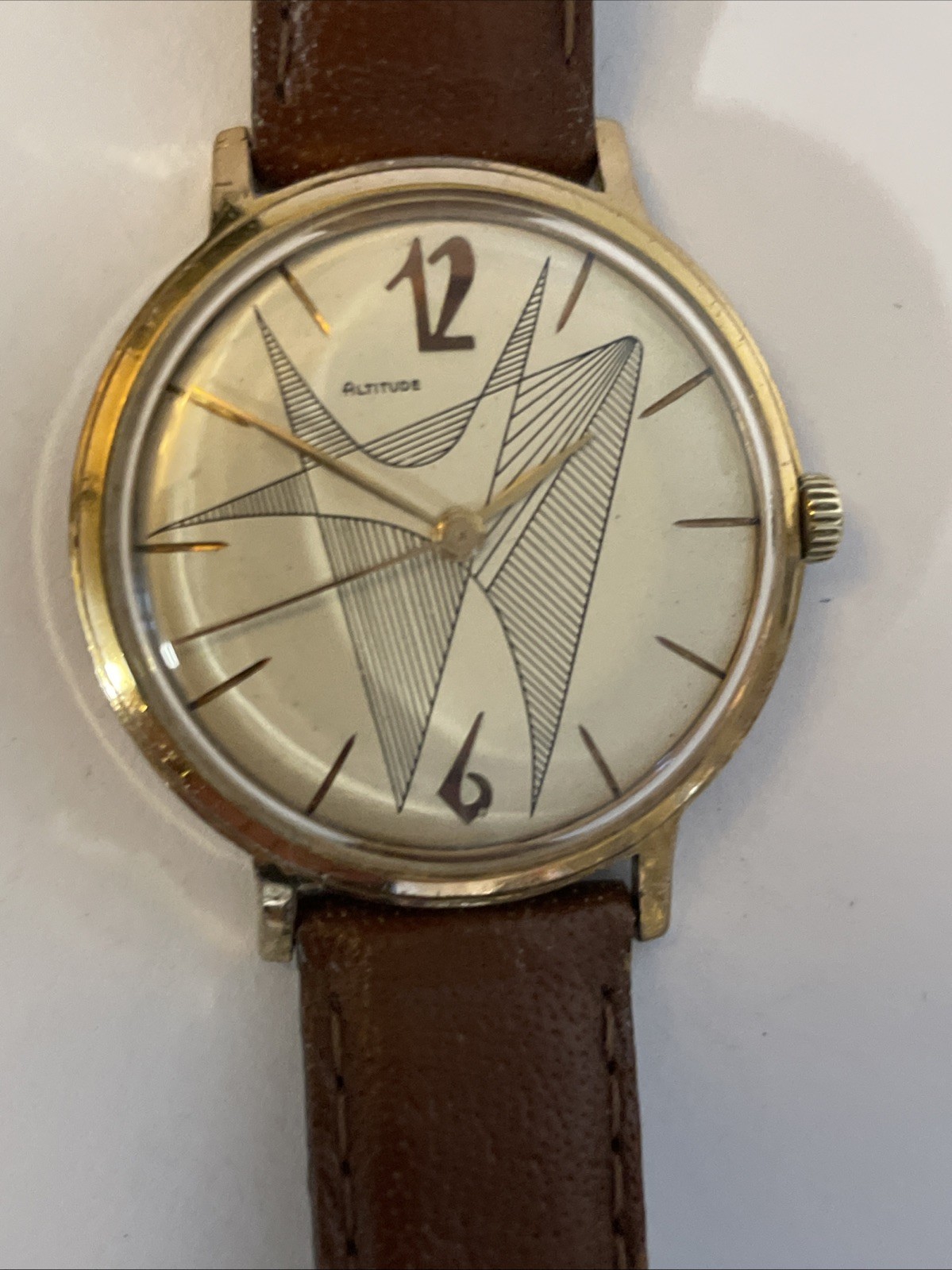Altitude Mechanical Watch Pop Art Dial French Cupilard 233 Rare