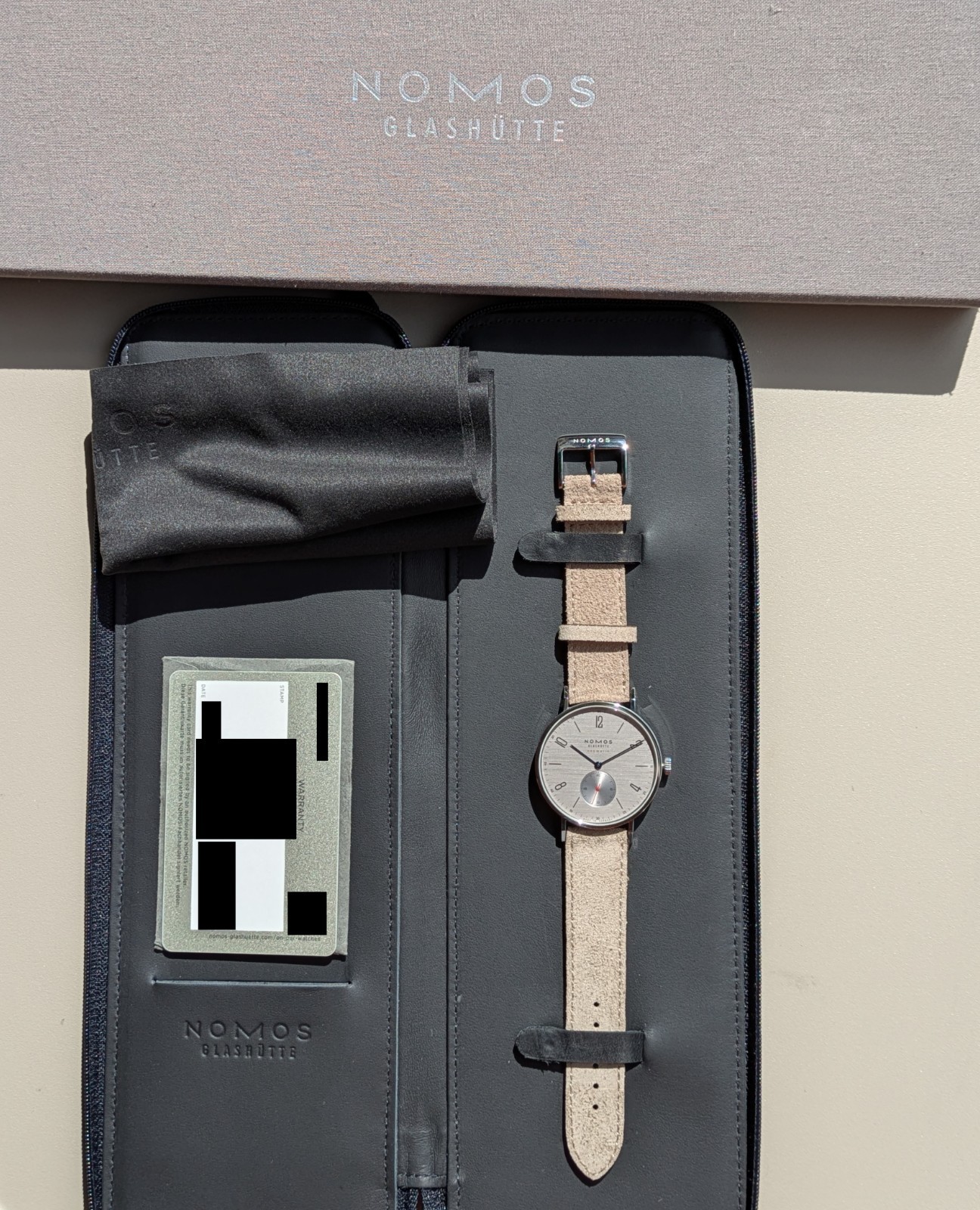NOMOS Glashütte Tangente Neomatik 39 Silvercut Ref 141 | New | 2026 | Full Set