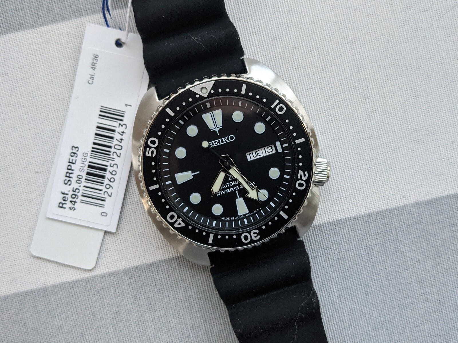 Seiko Mens SRP777/SRPE93J1 Turtle 45mm, Automatic ( FEDEX 2 DAY)