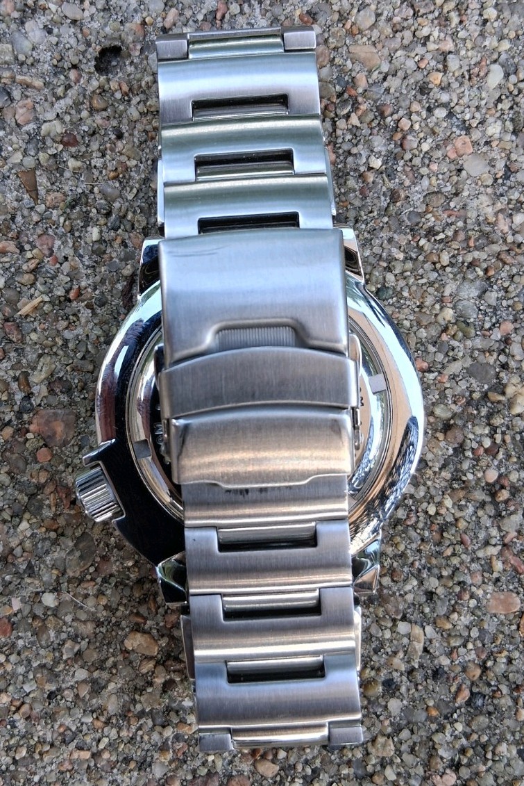 Islander Orange Dial Automatic Dive Watch with AR Double Dome Sapphire, #ISL-94