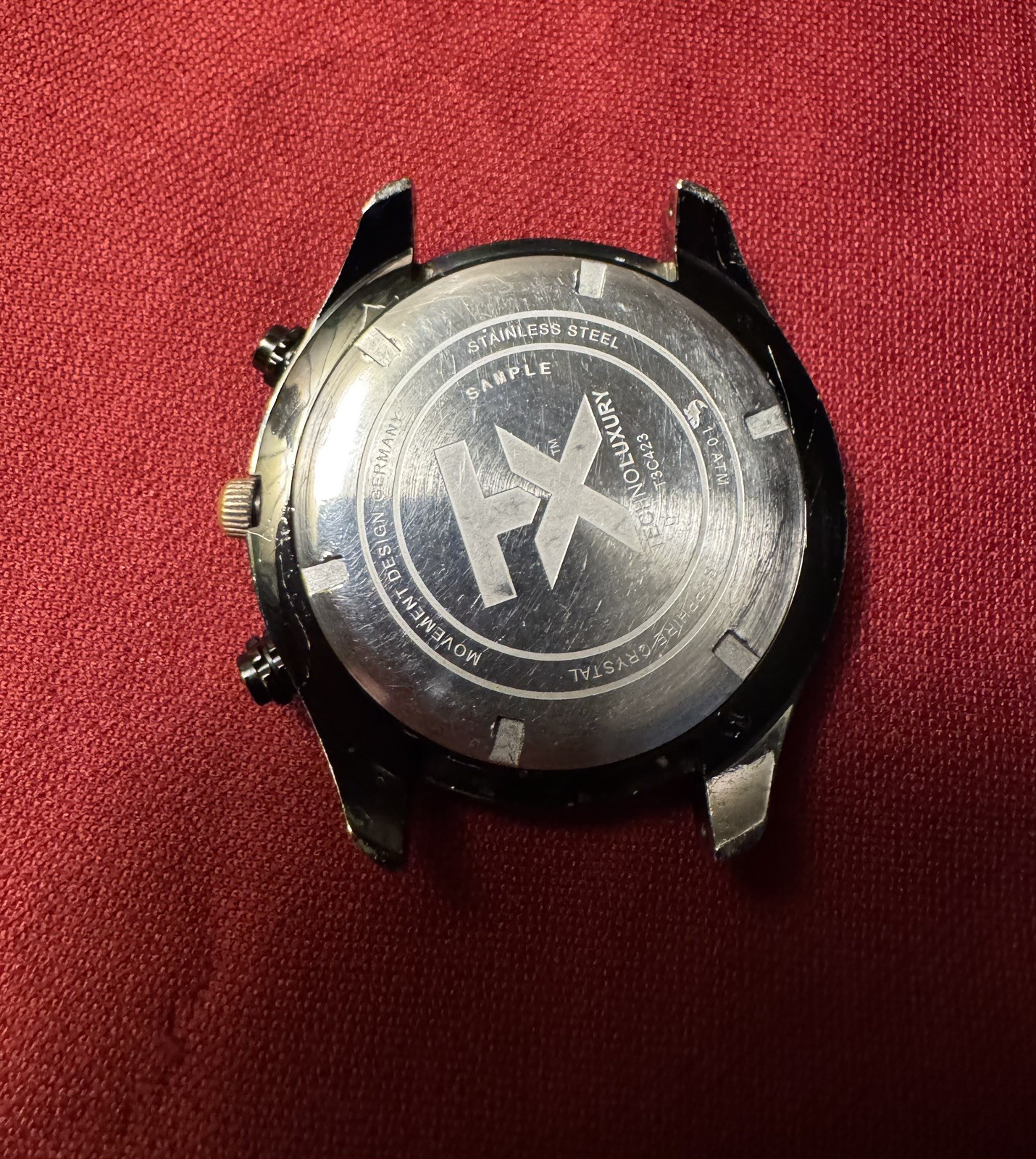 TX Technoluxury T3C423 600 Series Flyback Chronograph Watch For Parts Or Repair
