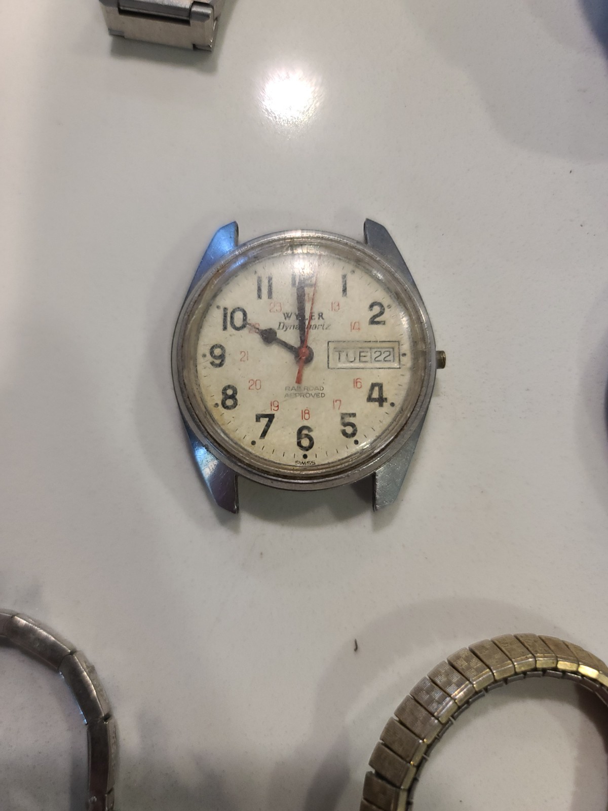 Vintage Watch Lot Timex Benrus Seiko Pulsar Waltham Accurist Parts/Repair 20+