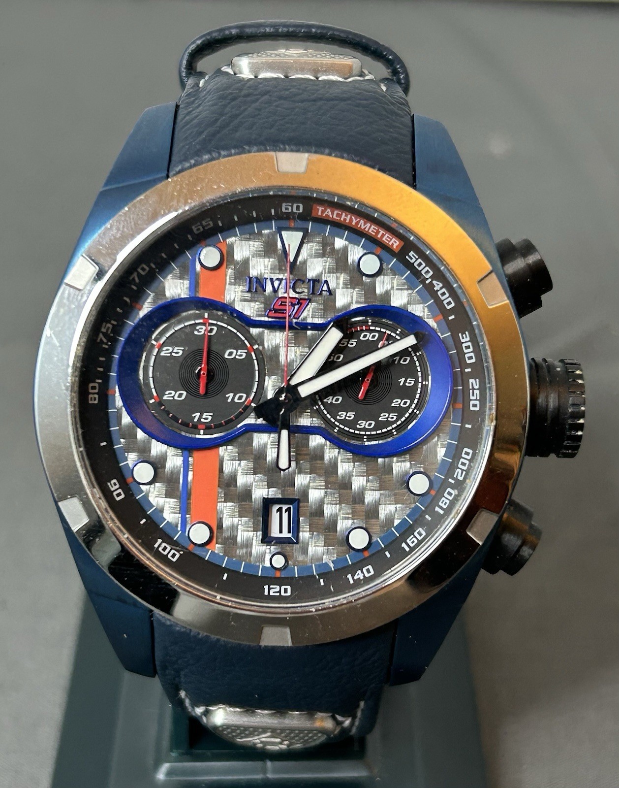 Invicta S1 Rally 32203 Men’s Chronograph 48mm Blue Stainless Steel Quartz Watch