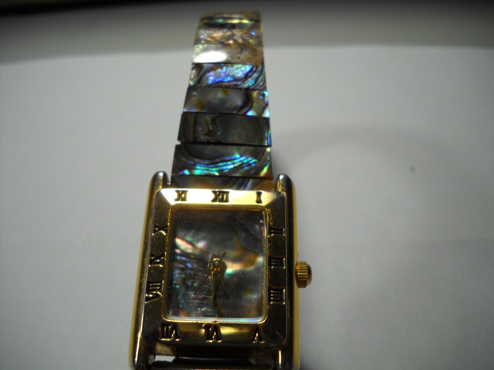 415L Ronica Abolane dial and 10 mm streatch band beautiful blue colors new batte