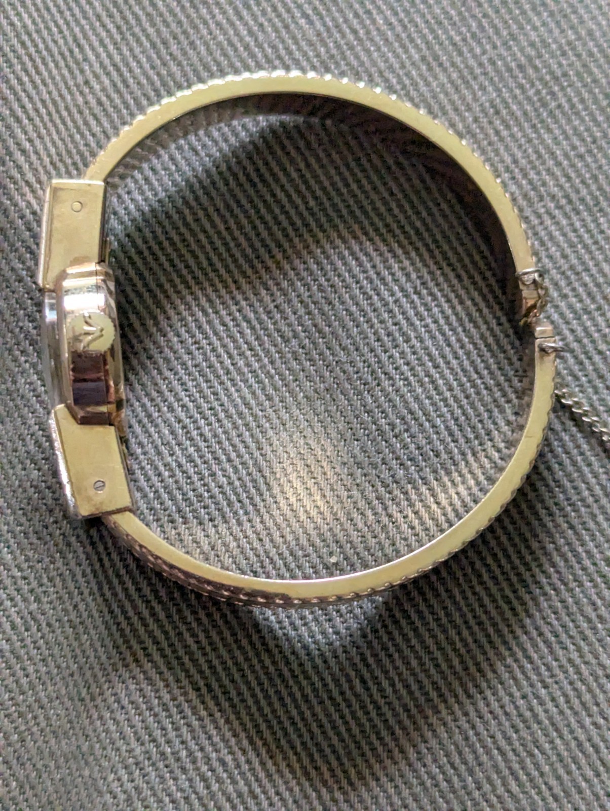 Vintage Wittnauer Womens Watch 13mm Cocktail 10K RGP Manual Wind bangle Band