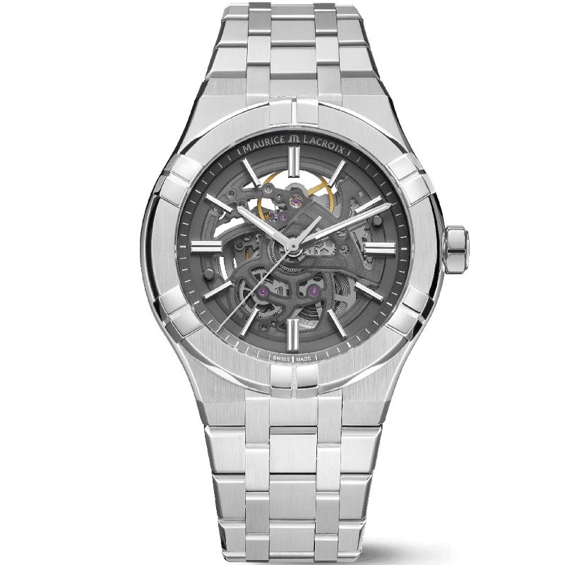 Maurice Lacroix AIKON Auto Skeleton 42mm Men’s Watch AI6008-SS002-030-1