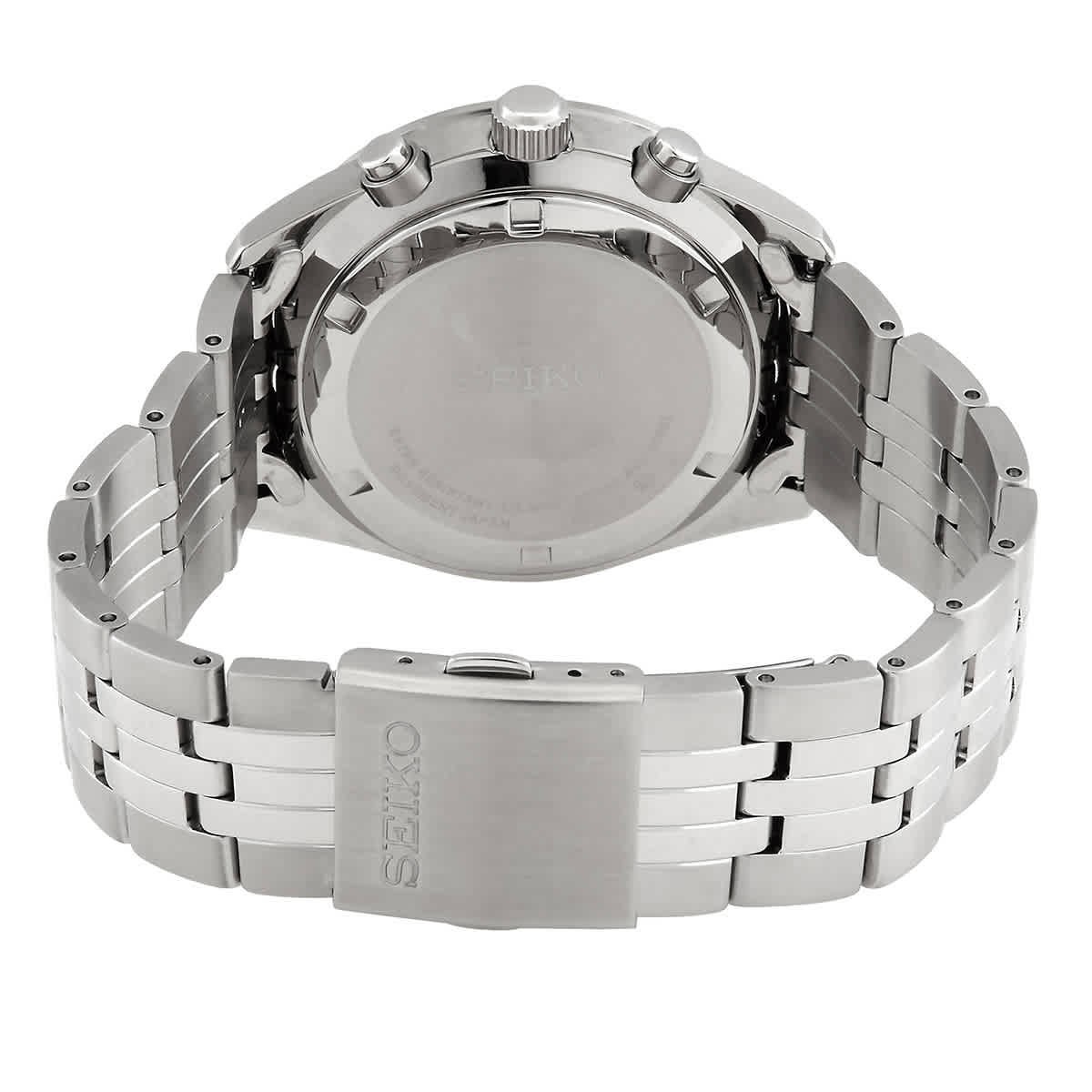 Seiko Motorsports Chronograph Quartz White Dial Men’s Watch SSB425P1