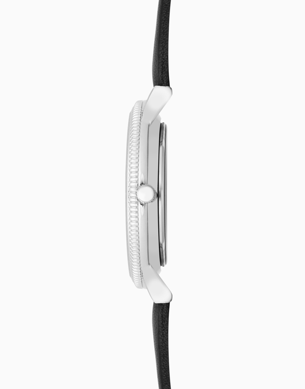 Limit Pilot 40mm Mens Round Silver Analogue Watch with Black Strap RRP £29.99