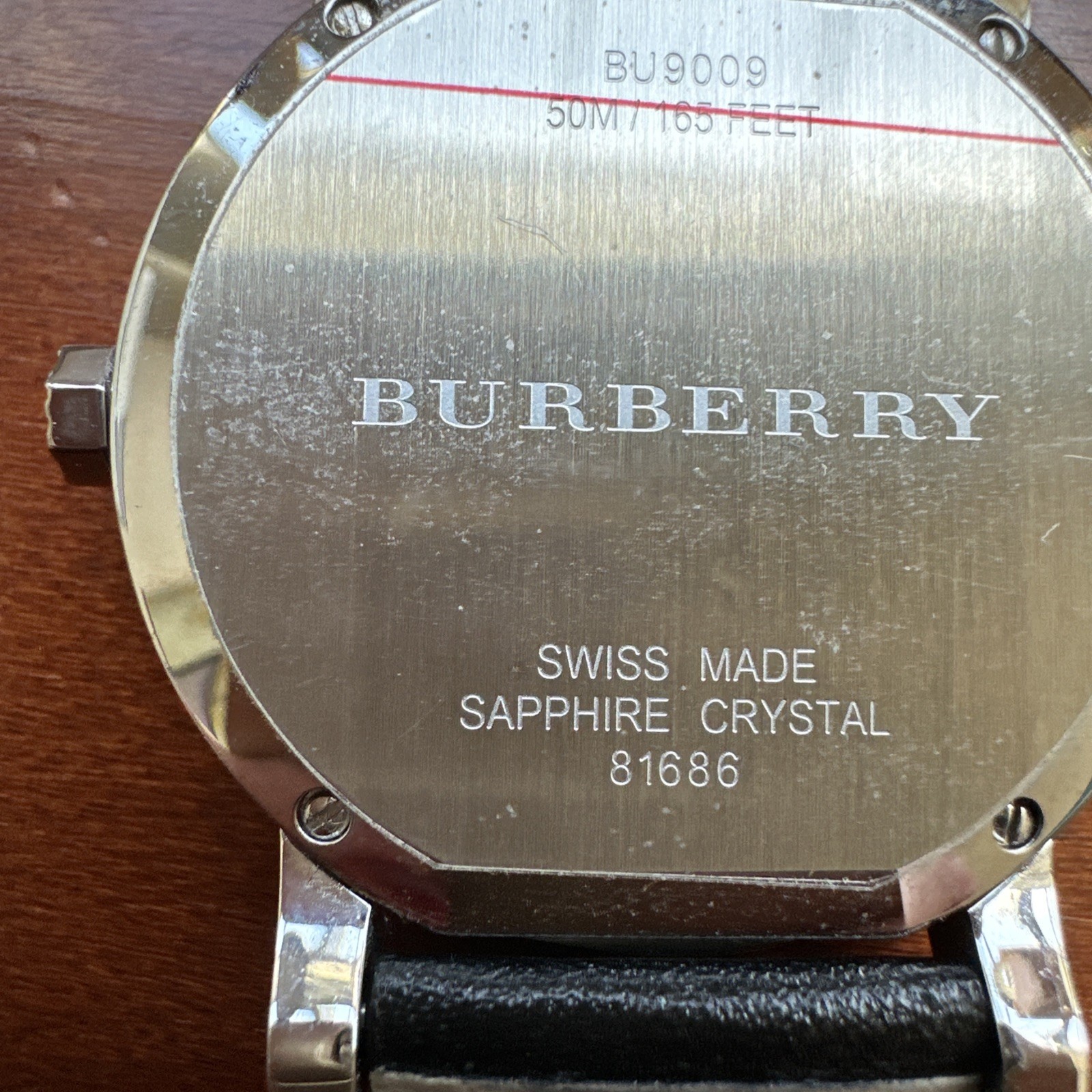 BURBERRY Watch – The City BU9009 Black Dial Black Leather Strap