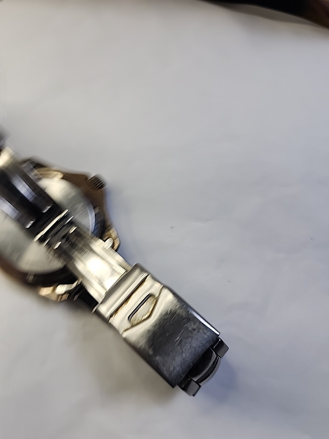 Men’s Jules Jurgensen Diver Watch Screw-Down Crown Quartz New Battery