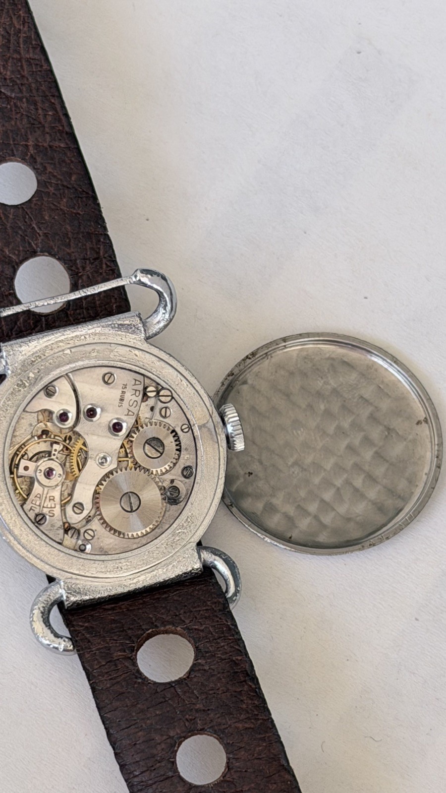 Arsa Chronometer 31mm Vintage 1940s Manual Winding Small Seconds