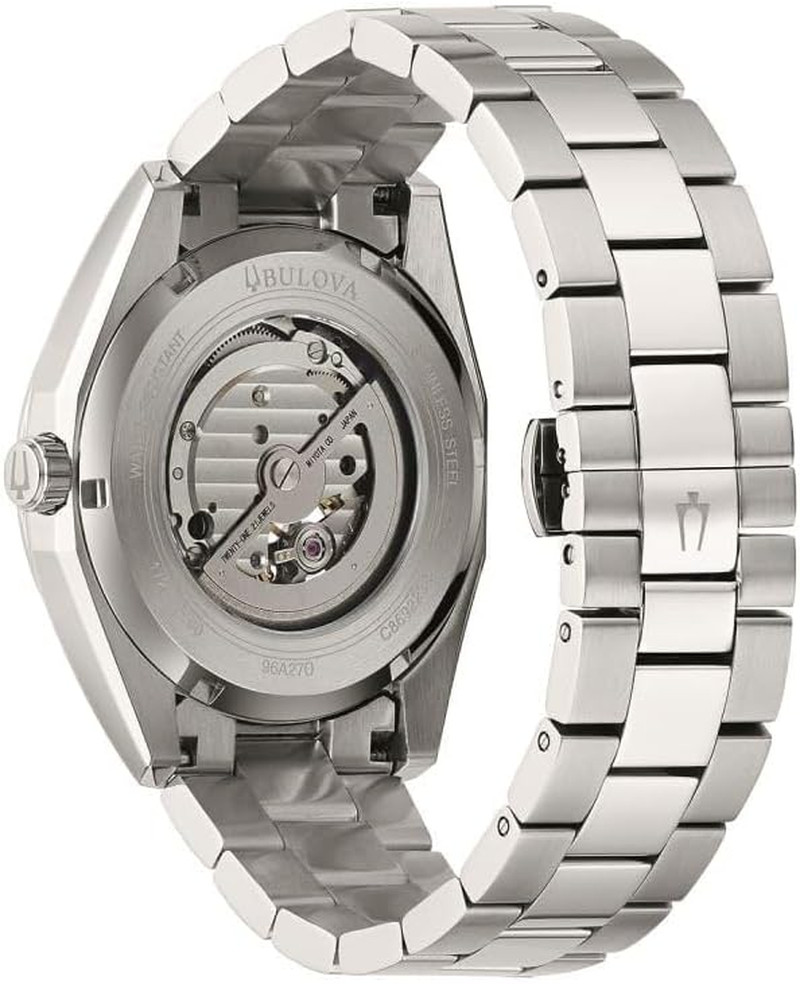 Men’s Classic 42mm Automatic Watch with Luminous Hands & Hack Feature