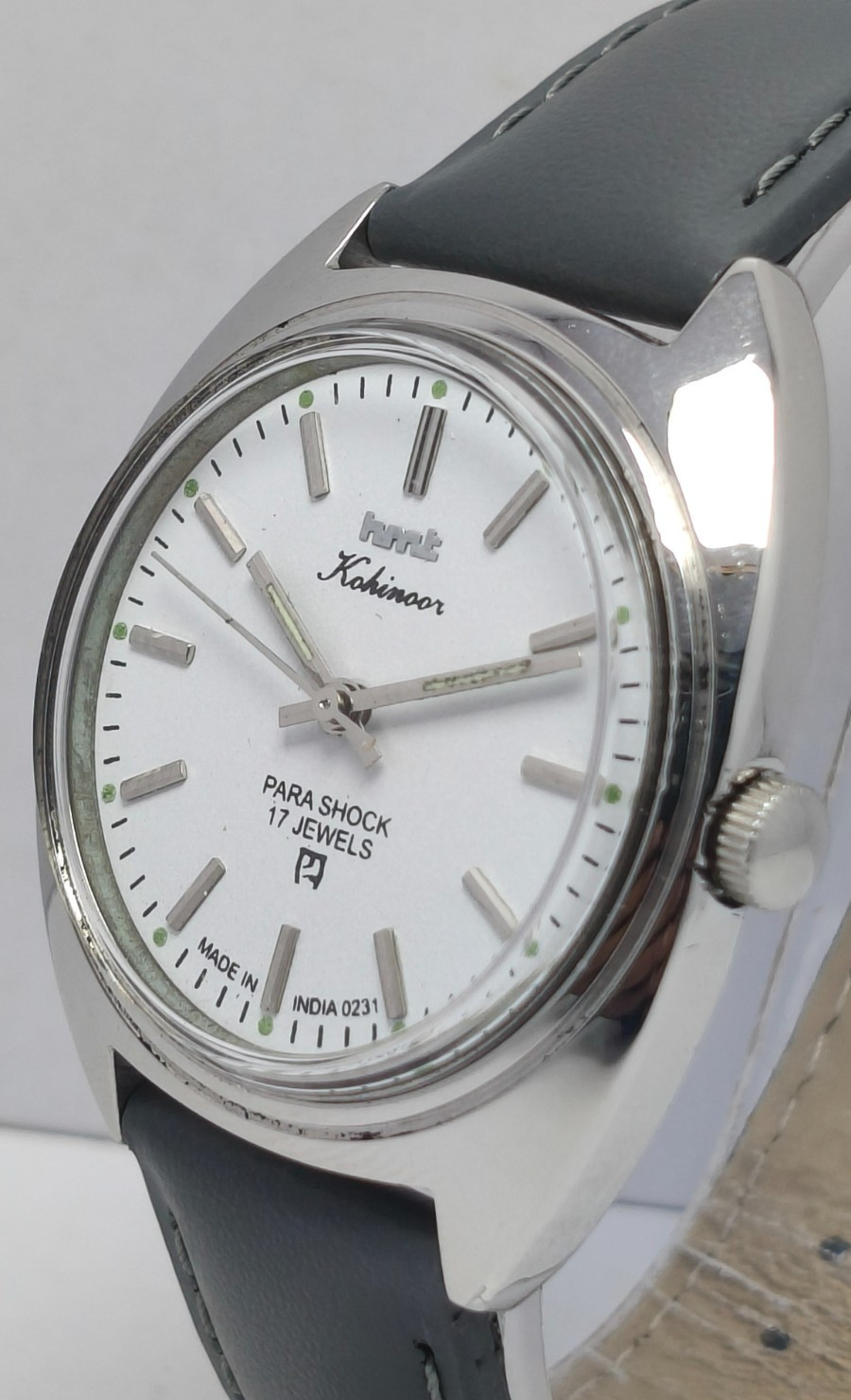 HMT Kohinoor 17 Jewels Hand Winding Wrist Watch For Men’s In Working Condition