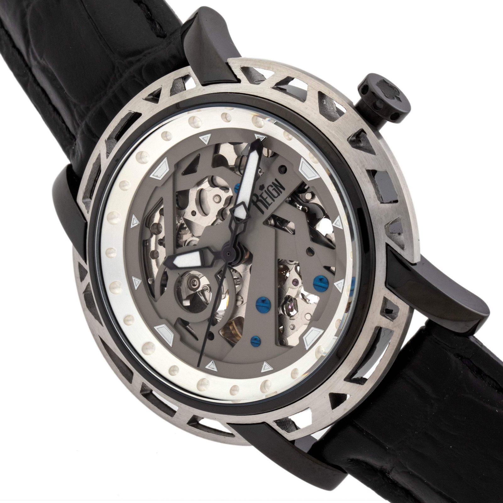 Stavros Silver/Charcoal | Gray Dial Wristwatch REIRN3704