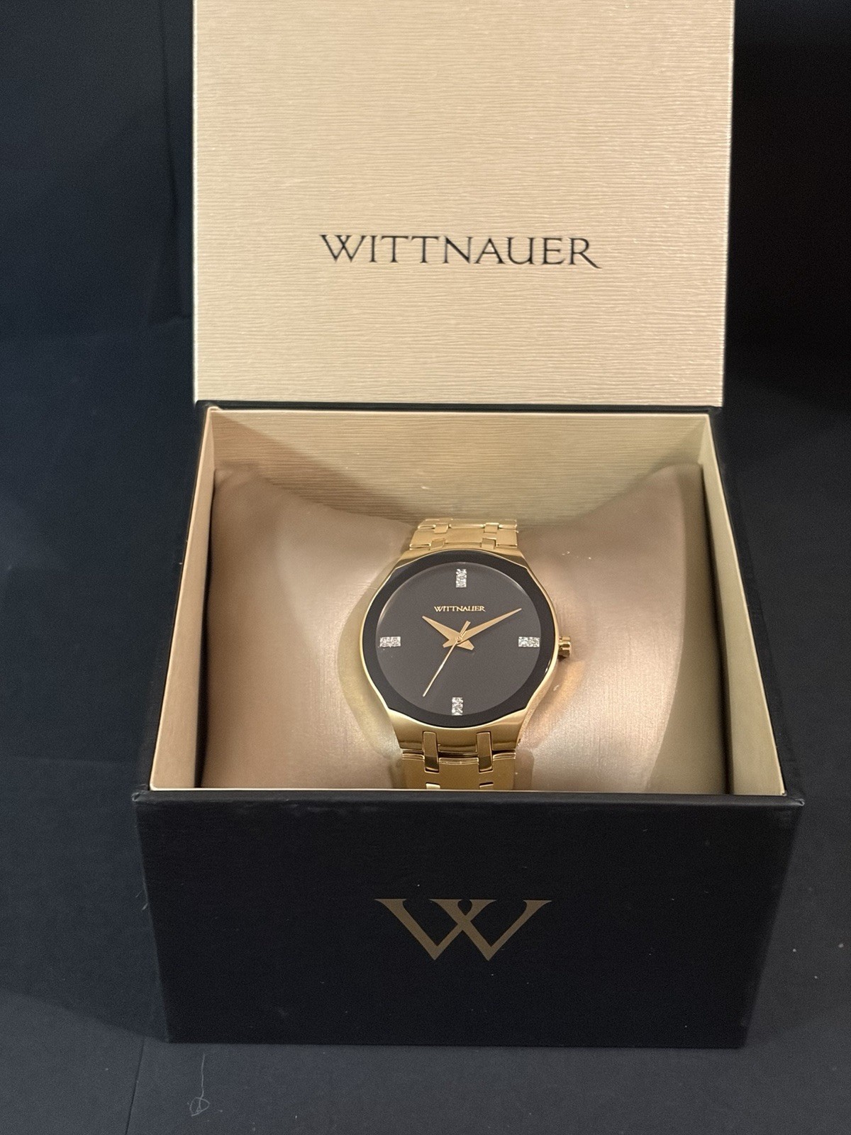 Wittnauer WN4095 Women’s Laureate Collection Black Dial Quartz