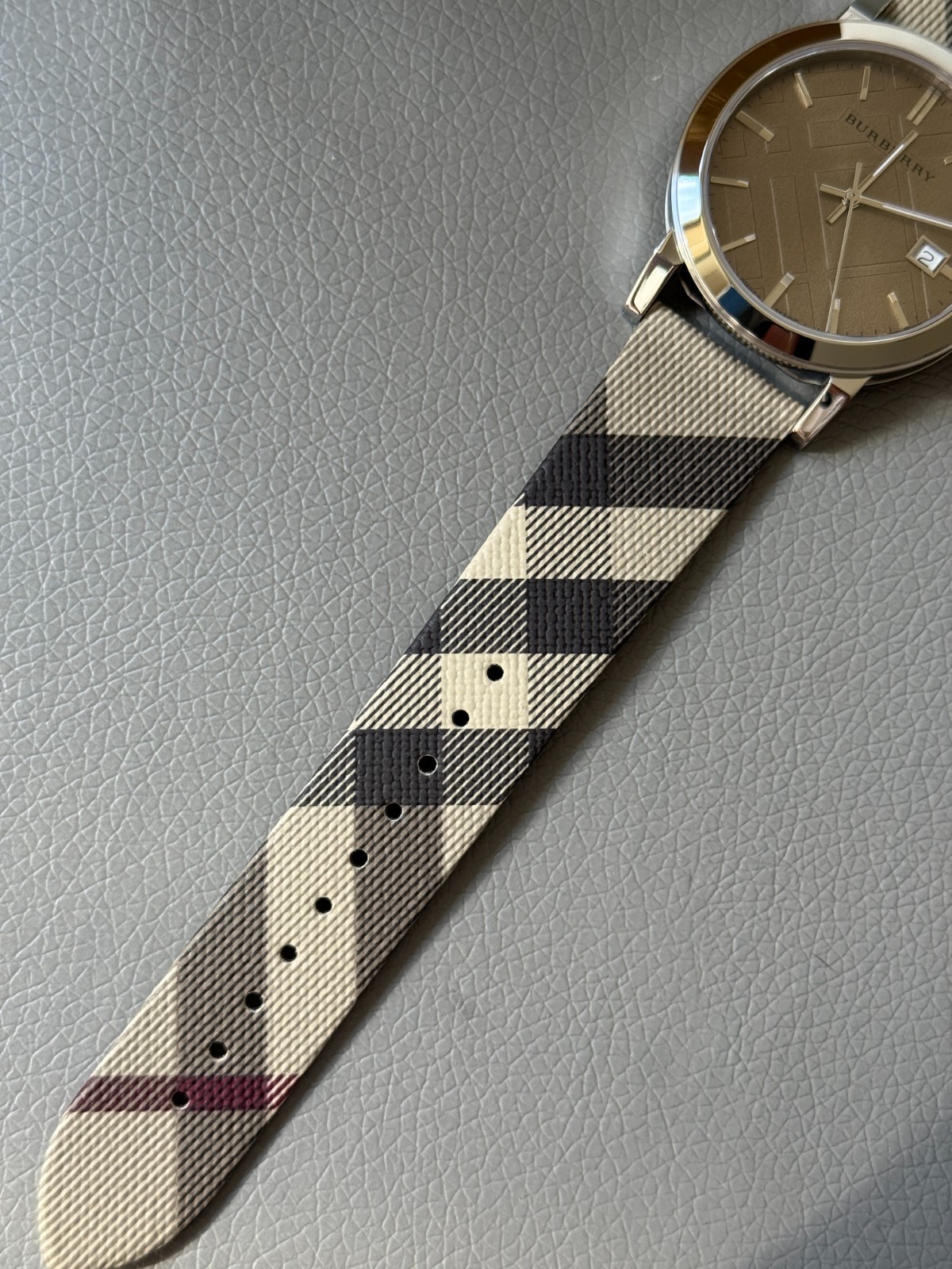 Burberry The City Nova Brown Leather Strap Men’s Watch BU9023