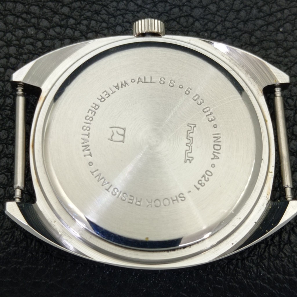 HAND-WINDING VINTAGE HMT KOHINOOR INDIAN MENS PINK COLOR DIAL WATCH a441044-1