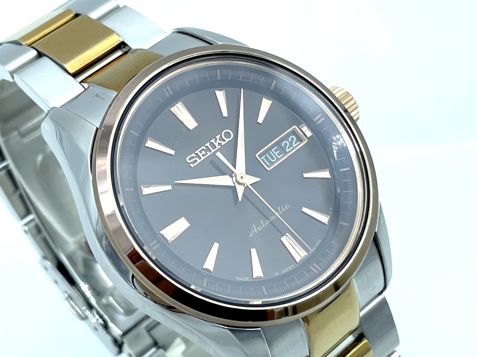 Near MINT SEIKO PRESAGE Automatic Watch Dark brown Dial 24Jewels 4R36-03H0 Boxed