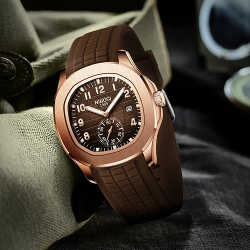 AQUANAUT Mens Luxury Quartz Watch Waterproof Luminous free shipping