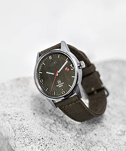 TRIWA Time for Peace Humanium HU39GR Green Quartz Watch Sweden Japan New Y870155