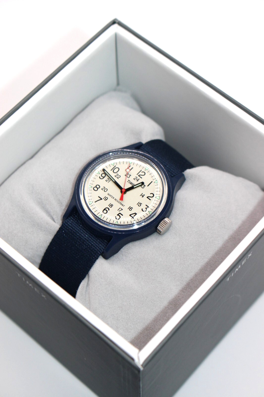 TIMEX Original Camper TW2U84200 36mm Ivory x Navy Resin Polycarbonate Unisex