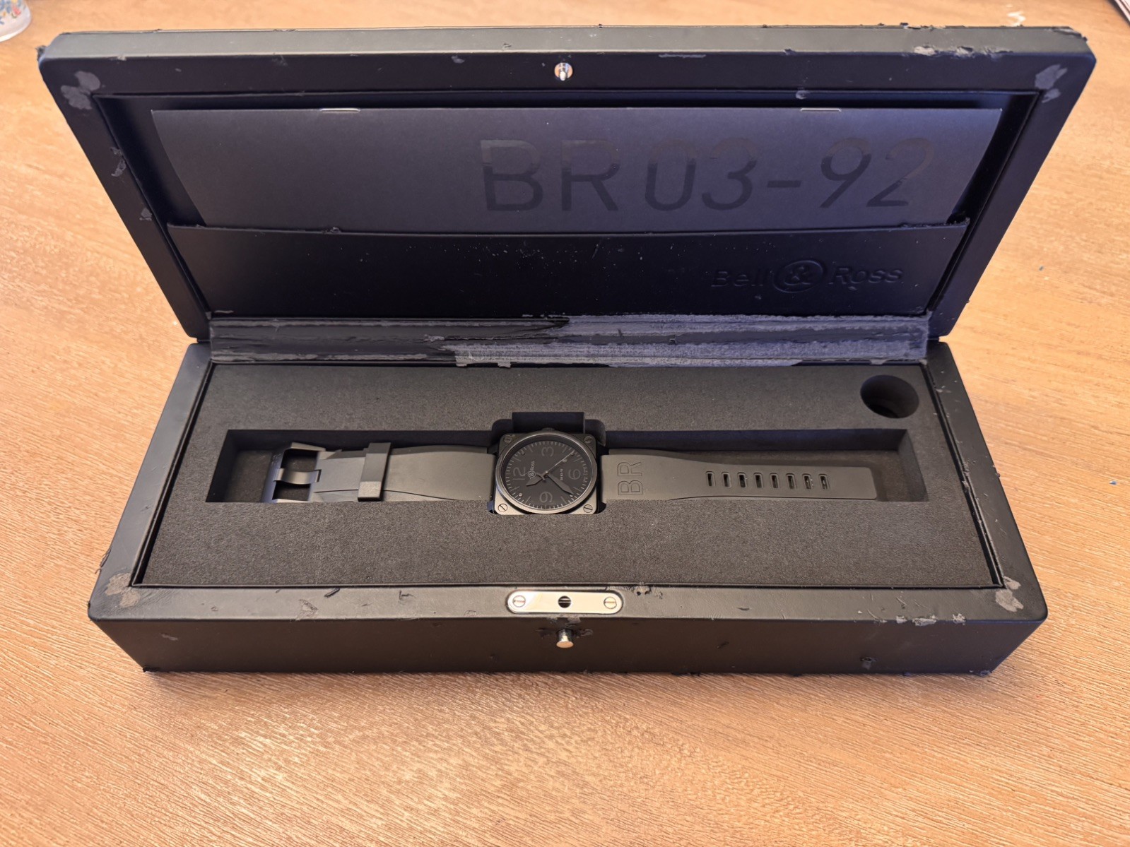 42mm Bell & Ross BR03-92 Phantom w/ Box & Papers
