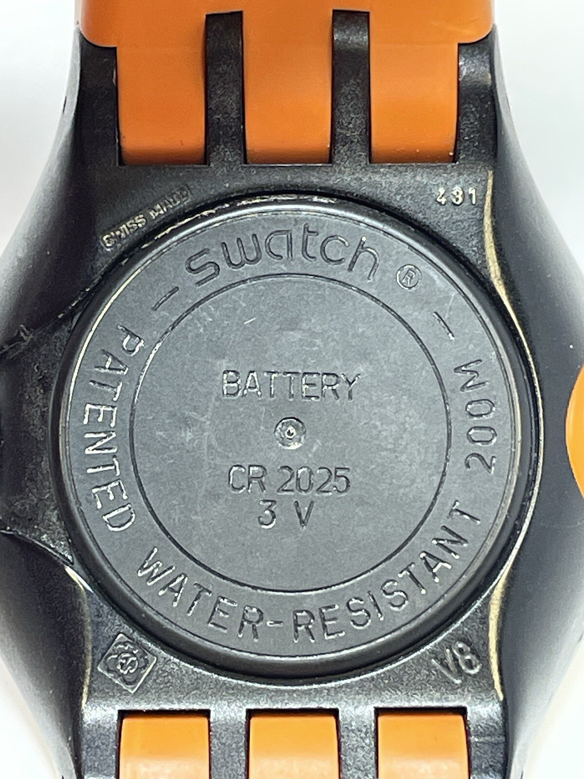 Rare Orange Swatch Fun Scuba Sugb103 Climbing Lobster Olympic Dive