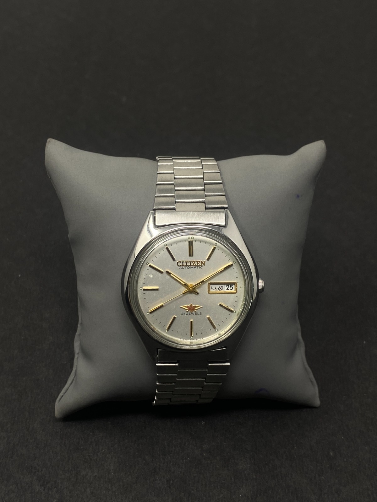 Vintage Citizen Automatic 8200A Japan Movement Day-Date Men’s Wrist Watch