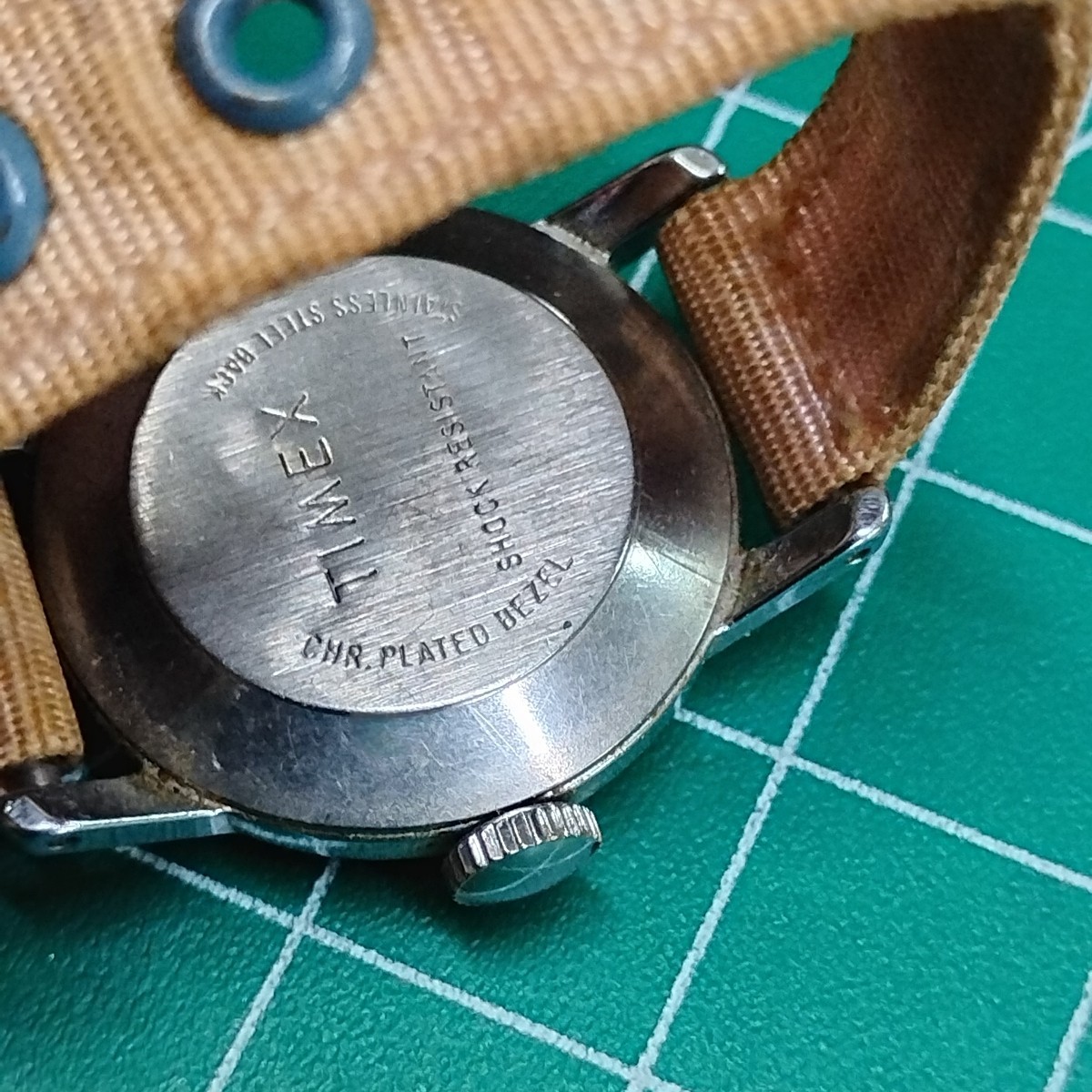 Vintage Timex Ingersoll Mickey Mouse Chrome Round Womens Wristwatch, READ