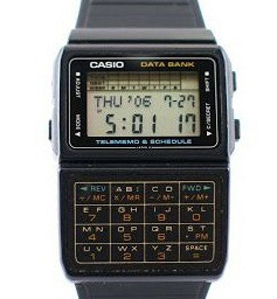 1x New GLOSS DECAL for Casio DBC-61 calculator watch only 676databank untrimmed