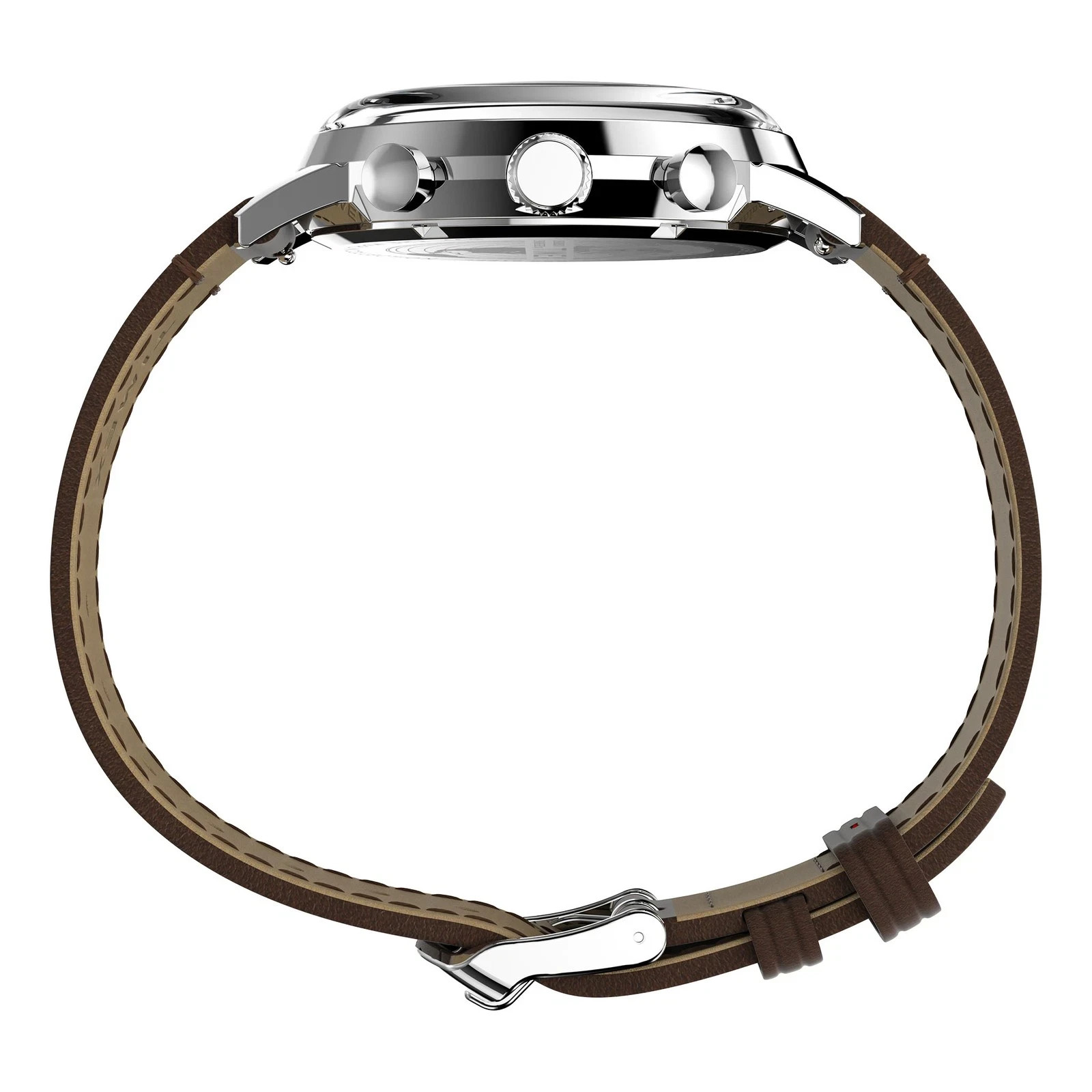 New Timex Marlin Chronograph Tachymeter 40mm Leather Strap Watch TW2Y66600