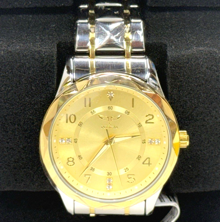 NEW – Invicta Men’s Specialty Gold Dial Watch – 69022