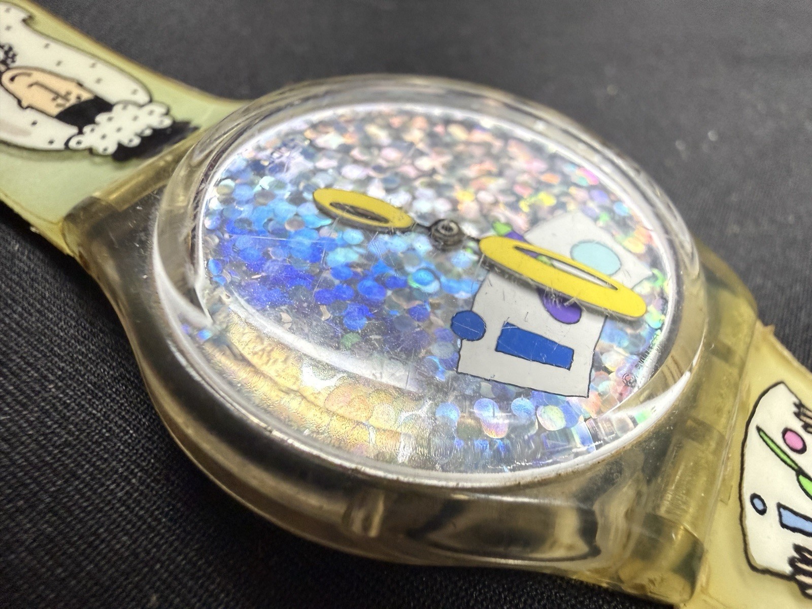 Swatch Watch 1999 Wedding GV110 Swiss Made I Do! 1990s Bride & Groom – Read
