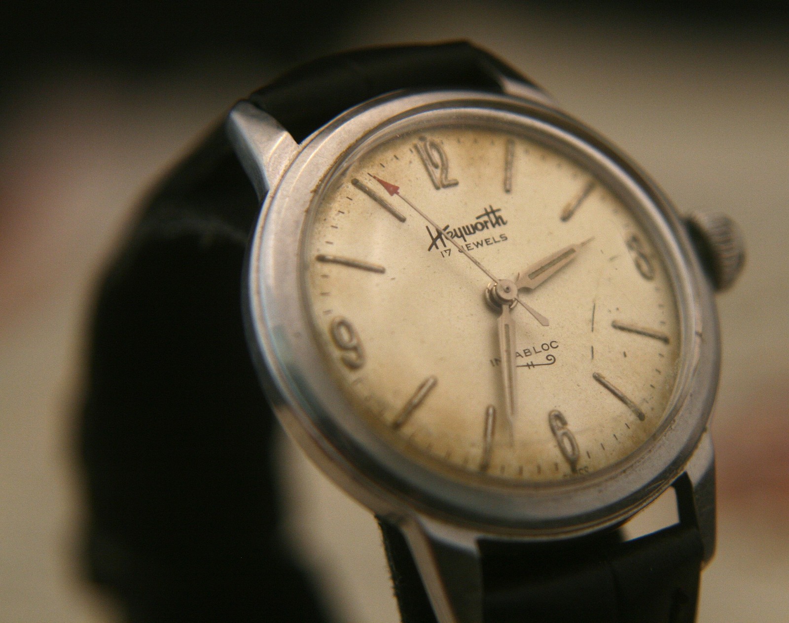 Men’s 1950’s vintage Heyworth 17 jewel Swiss incabloc wristwatch, running well