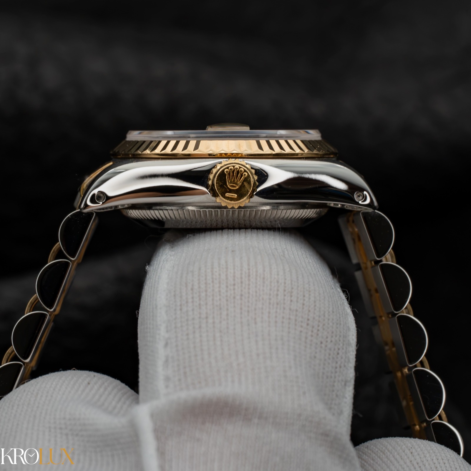 1982 Rolex Lady-Datejust 26mm Two-Tone Linen Dial 69173
