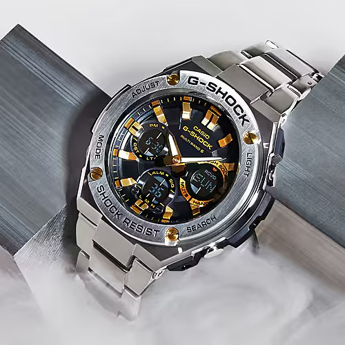 CASIO G-SHOCK G-STEEL GST-W110D-1A9JF Tough Solar Radio Men’s Watch