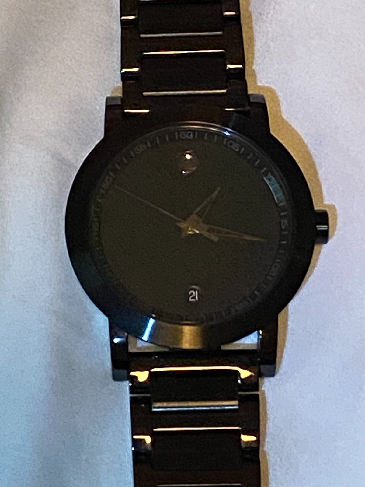 Movado Museum Classic 07.1.36 Stainless Steel Quartz Watch – Black Museum Dial