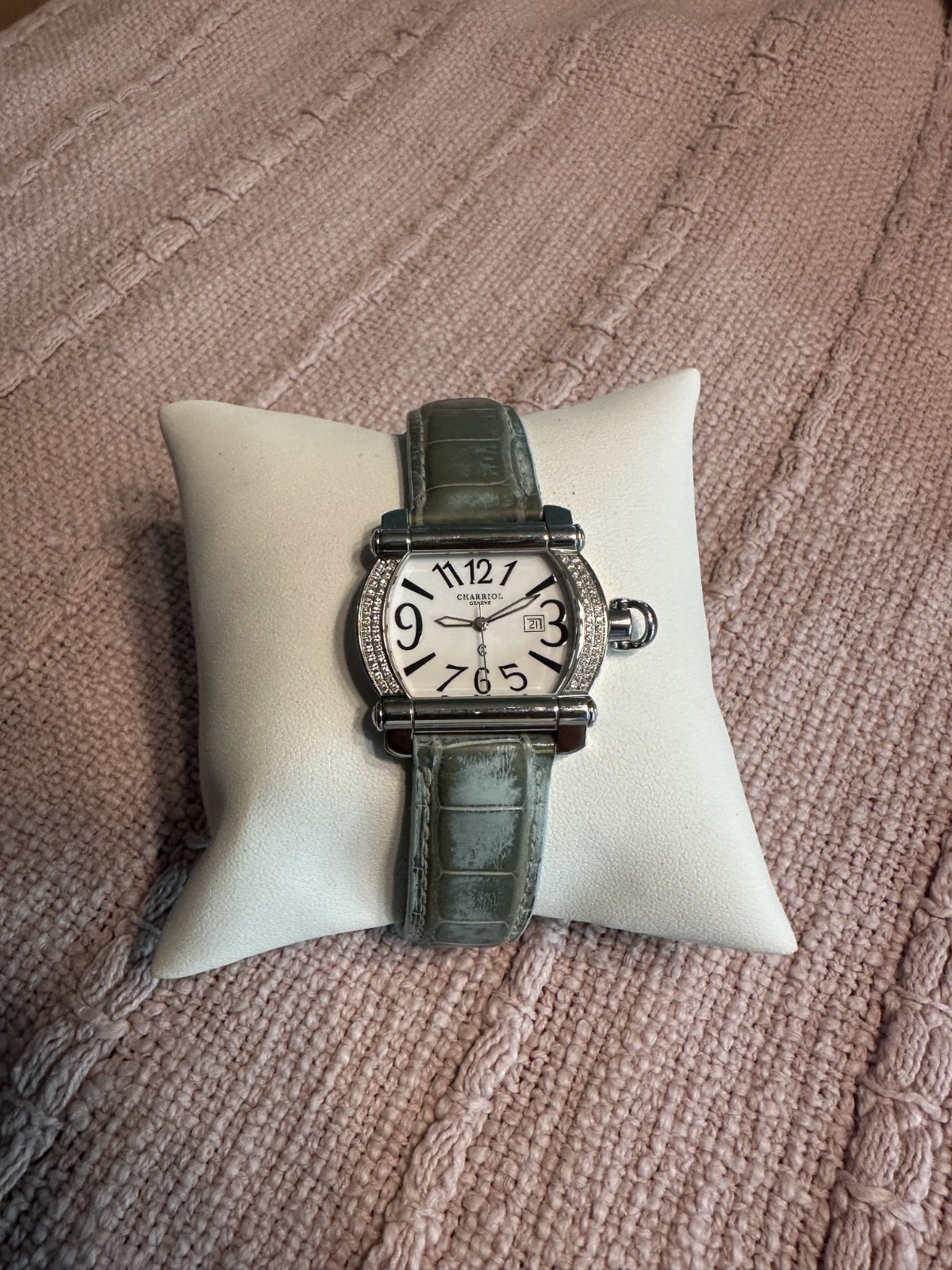 Authentic Philippe Charriol Actor Diamond Bezel Swiss Quartz Watch – CCHTL