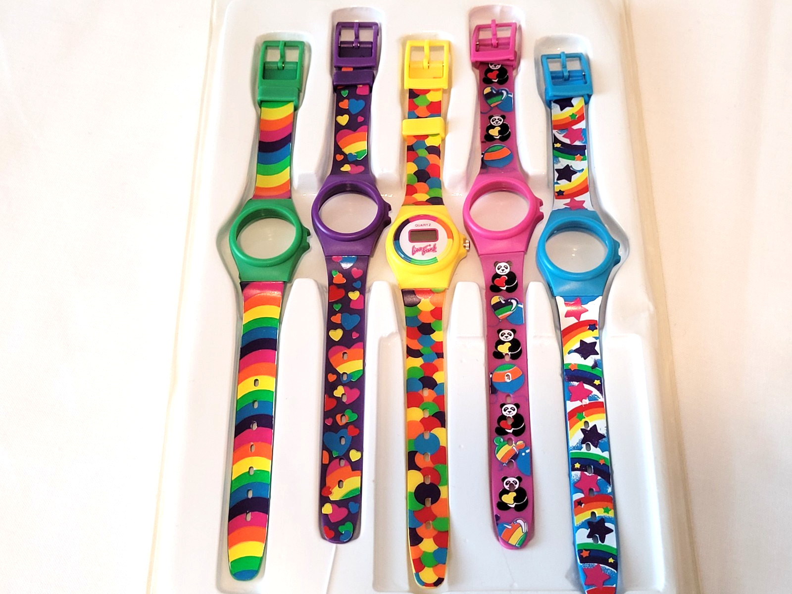 Vintage 1987 Lisa Frank Mix N Match Watch Set Interchangeable Parts – Read