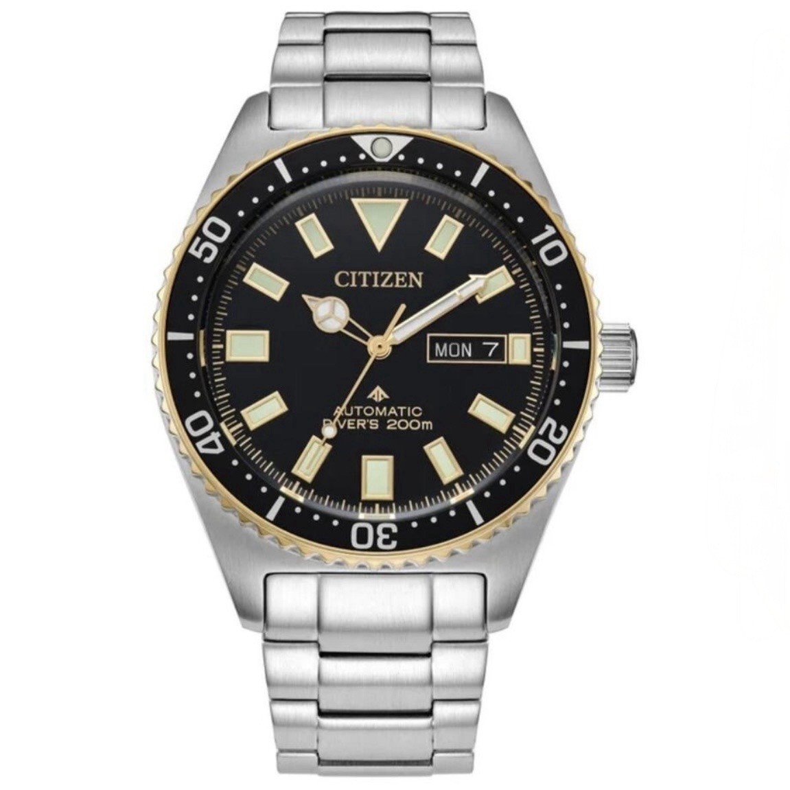 Citizen Promaster Automatic Diver Men’s 41mm Watch Stainless Day Date NY0125-83E